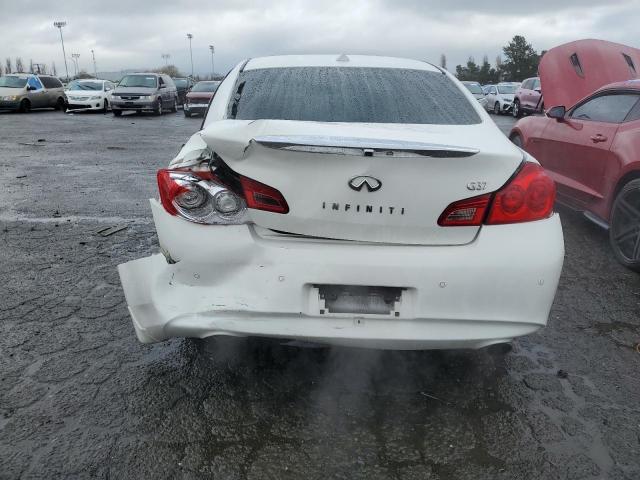 JN1CV6AP3CM934456 - 2012 INFINITI G37 BASE WHITE photo 6