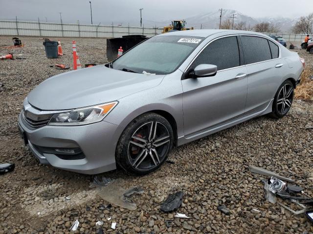 1HGCR2F18HA207788 - 2017 HONDA ACCORD SPORT SPECIAL EDITION SILVER photo 1