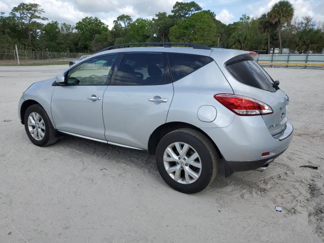 JN8AZ1MU4EW404196 - 2014 NISSAN MURANO S SILVER photo 2