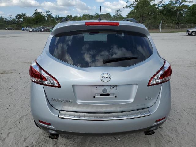 JN8AZ1MU4EW404196 - 2014 NISSAN MURANO S SILVER photo 6