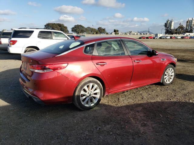 5XXGT4L3XJG215825 - 2018 KIA OPTIMA LX RED photo 3