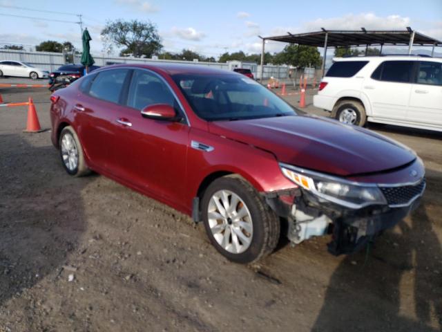 5XXGT4L3XJG215825 - 2018 KIA OPTIMA LX RED photo 4