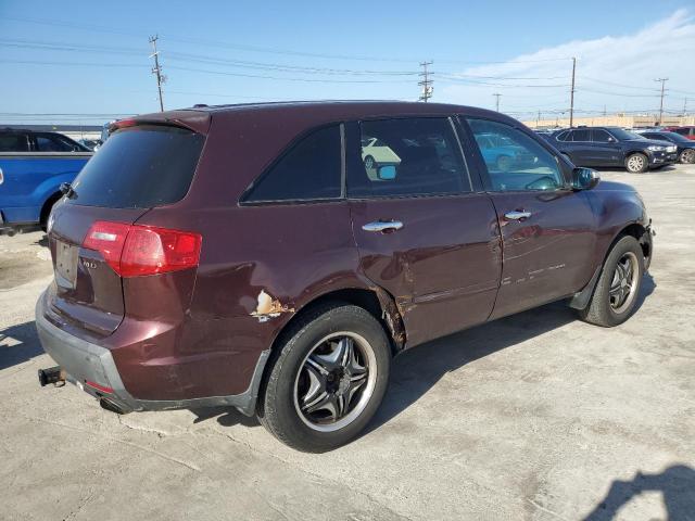 2HNYD28257H540663 - 2007 ACURA MDX RED photo 3