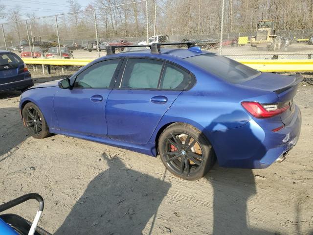 WBA5R7C06LFH42906 - 2020 BMW 330XI BLUE photo 2