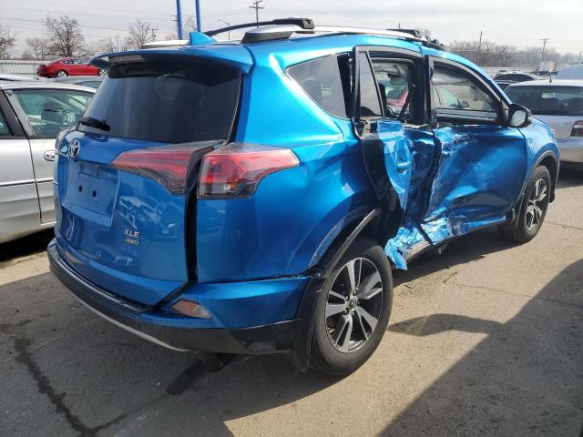 JTMRFREV6JJ204005 - 2018 TOYOTA RAV4 ADVENTURE BLUE photo 3