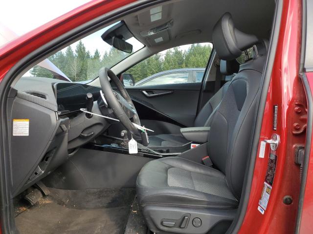 KNDCR3LE2P5038094 - 2023 KIA NIRO EX RED photo 7