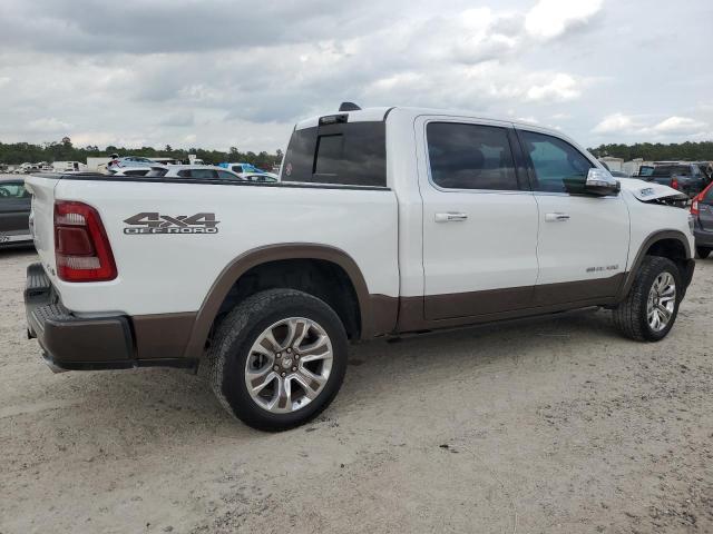 1C6SRFKT4MN563643 - 2021 RAM 1500 LONGHORN WHITE photo 3