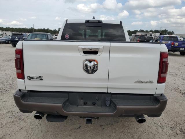 1C6SRFKT4MN563643 - 2021 RAM 1500 LONGHORN WHITE photo 6