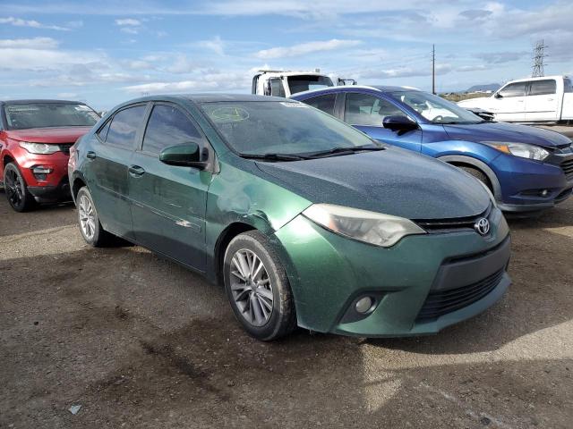 5YFBURHE7EP158043 - 2014 TOYOTA COROLLA L GREEN photo 4