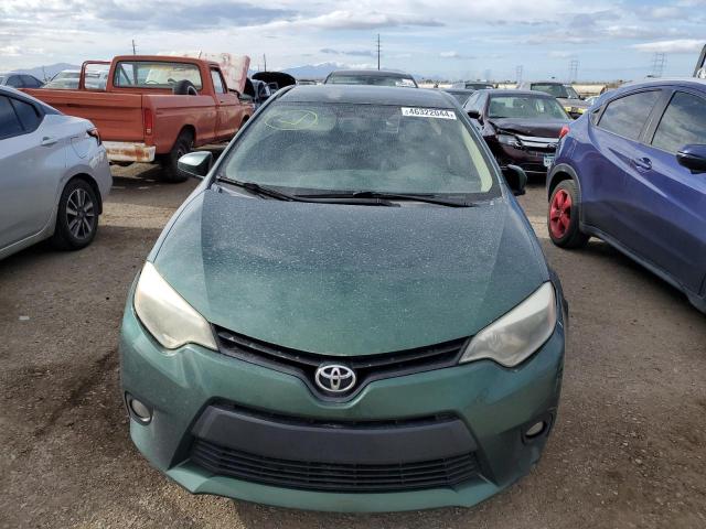 5YFBURHE7EP158043 - 2014 TOYOTA COROLLA L GREEN photo 5