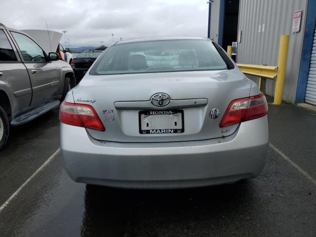 4T1BE46K97U184704 - 2007 TOYOTA CAMRY CE SILVER photo 6