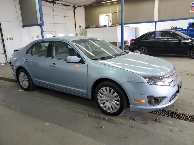 3FADP0L36BR109946 - 2011 FORD FUSION HYBRID BLUE photo 4