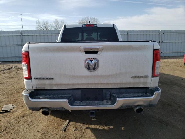 1C6SRFBT6KN886377 - 2019 RAM 1500 BIG HORN/LONE STAR WHITE photo 6