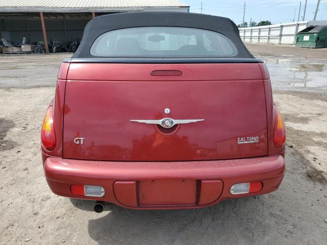 3C3AY75S25T363933 - 2005 CHRYSLER PT CRUISER GT RED photo 6