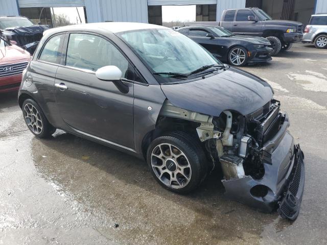 3C3CFFKH4JT465178 - 2018 FIAT 500 POP GRAY photo 4