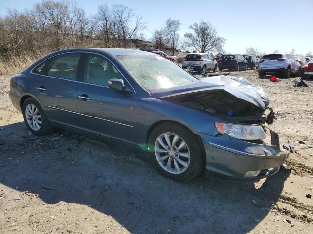 KMHFC46F58A321232 - 2008 HYUNDAI AZERA SE BLUE photo 4