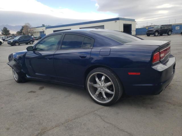 2C3CDXHG6EH324993 - 2014 DODGE CHARGER SXT BLUE photo 2