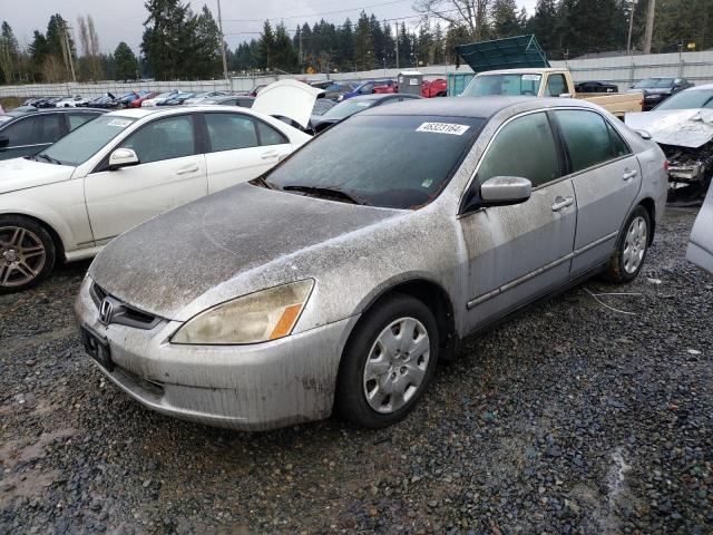 1HGCM66373A010790 - 2003 HONDA ACCORD LX SILVER photo 1