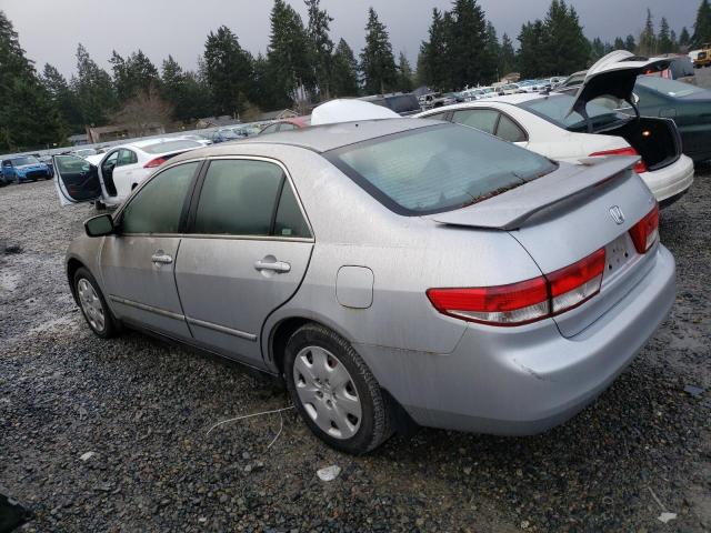 1HGCM66373A010790 - 2003 HONDA ACCORD LX SILVER photo 2