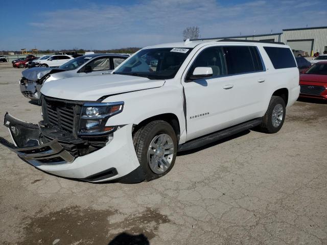 1GNSKHKC7KR170595 - 2019 CHEVROLET SUBURBAN K1500 LT WHITE photo 1