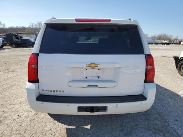 1GNSKHKC7KR170595 - 2019 CHEVROLET SUBURBAN K1500 LT WHITE photo 6