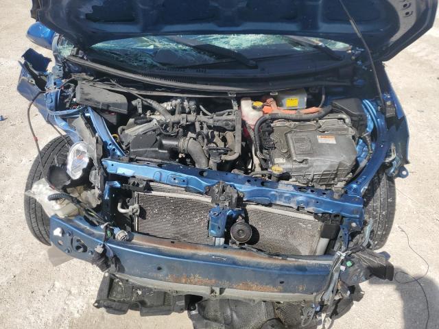 JTDKDTB31C1525718 - 2012 TOYOTA PRIUS C BLUE photo 11