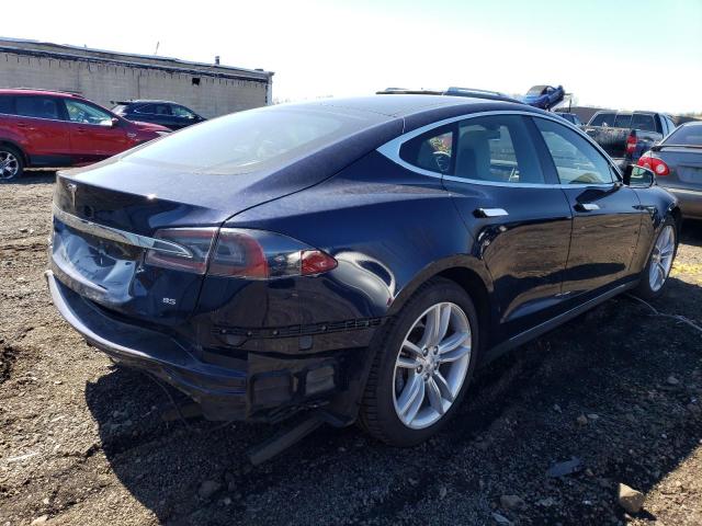 5YJSA1H18EFP58895 - 2014 TESLA MODEL S Կապույտ լուսանկար 3