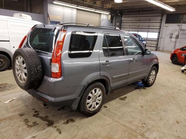 JHLRD78906C026647 - 2006 HONDA CR-V SE GRAY photo 3