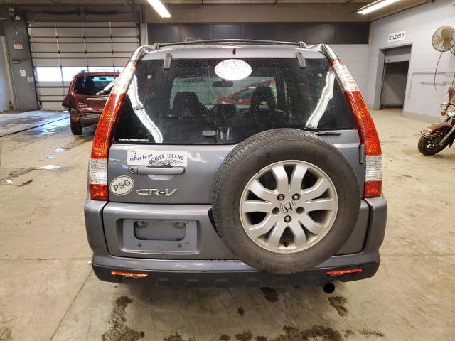 JHLRD78906C026647 - 2006 HONDA CR-V SE GRAY photo 6