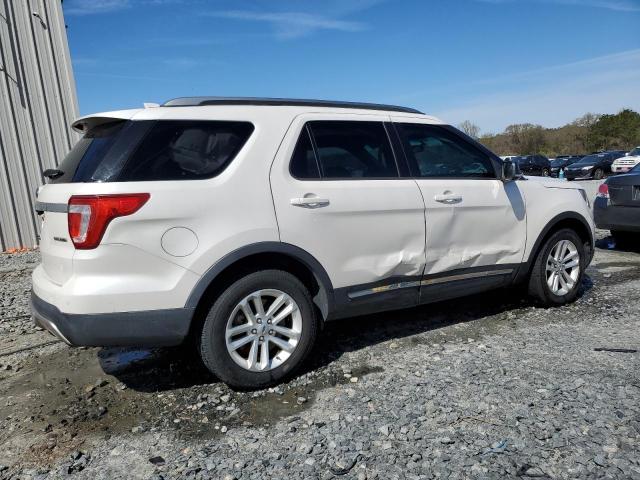 1FM5K7D83GGB32689 - 2016 FORD EXPLORER XLT WHITE photo 3