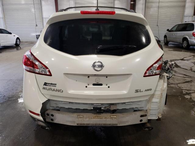 JN8AZ1MW9BW174717 - 2011 NISSAN MURANO S WHITE photo 6