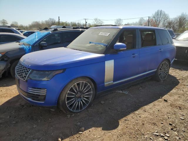 SALGV5SE5MA446689 - 2021 LAND ROVER RANGE ROVE AUTOBIOGRAPHY BLUE photo 1