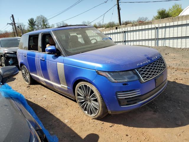 SALGV5SE5MA446689 - 2021 LAND ROVER RANGE ROVE AUTOBIOGRAPHY BLUE photo 4