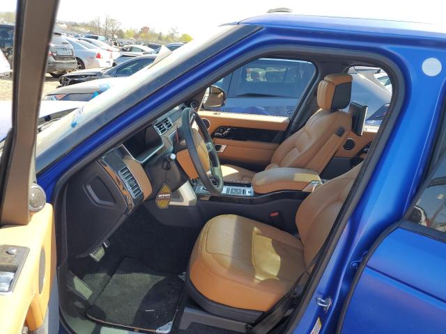 SALGV5SE5MA446689 - 2021 LAND ROVER RANGE ROVE AUTOBIOGRAPHY BLUE photo 7