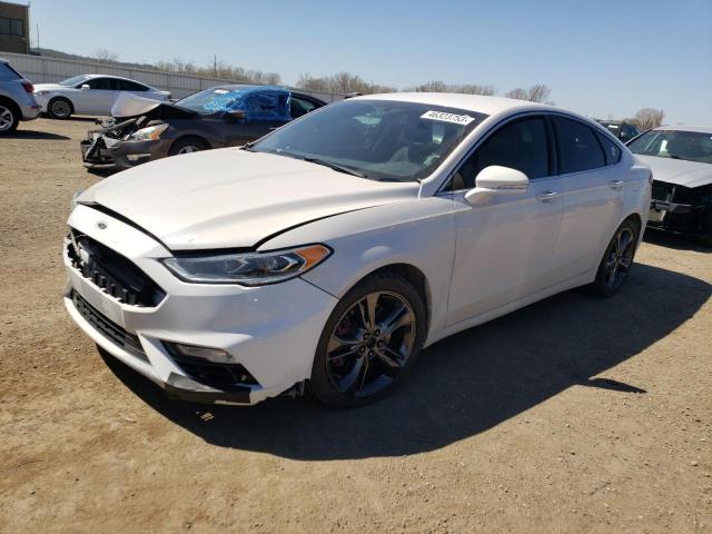 3FA6P0VP7HR205974 - 2017 FORD FUSION SPORT WHITE photo 1