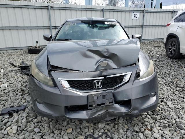 1HGCS22889A012329 - 2009 HONDA ACCORD EXL GRAY photo 5