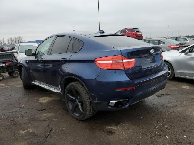 5UXFG83559LZ92268 - 2009 BMW X6 BLUE photo 2