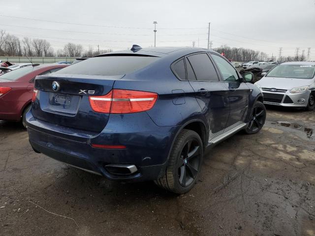 5UXFG83559LZ92268 - 2009 BMW X6 BLUE photo 3