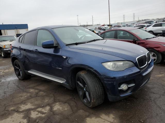5UXFG83559LZ92268 - 2009 BMW X6 BLUE photo 4