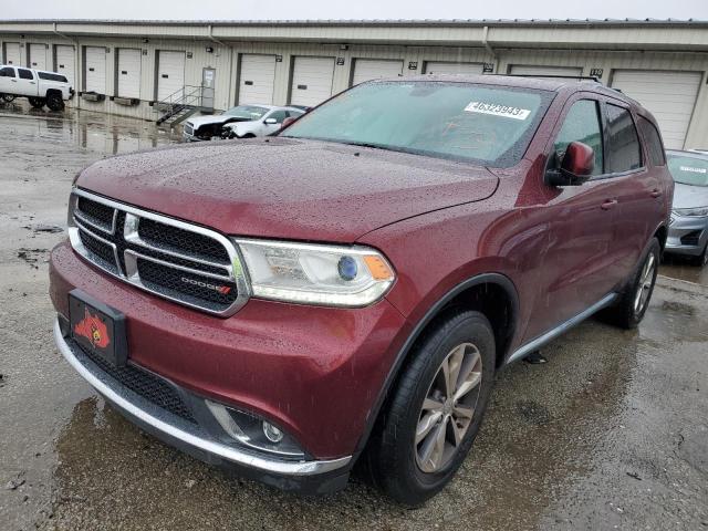 1C4RDJDG9GC455768 - 2016 DODGE DURANGO LIMITED MAROON photo 1