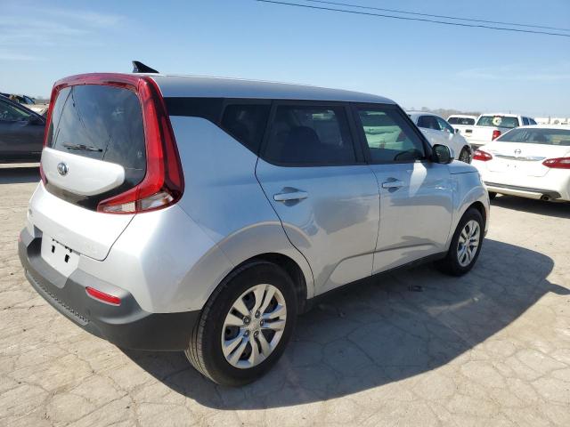 KNDJ23AU9L7025122 - 2020 KIA SOUL LX GRAY photo 3