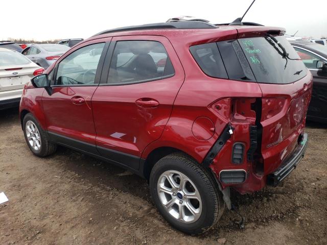 MAJ3S2GEXMC405801 - 2021 FORD ECOSPORT SE Czerwony zdjęcie 2