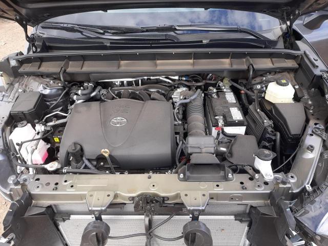 5TDHZRAH0NS120869 - 2022 TOYOTA HIGHLANDER XLE CHARCOAL photo 12