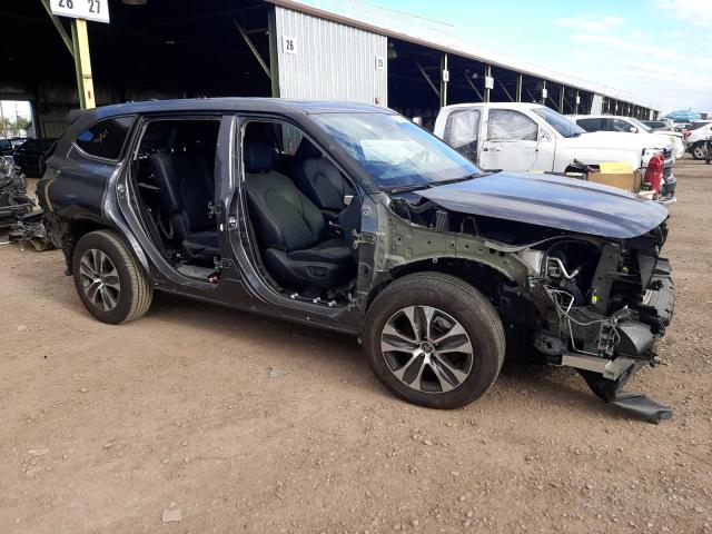 5TDHZRAH0NS120869 - 2022 TOYOTA HIGHLANDER XLE CHARCOAL photo 4