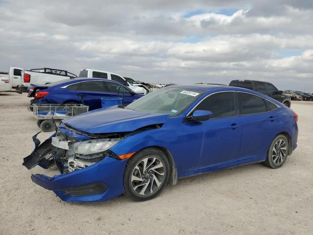 2HGFC2F70HH506972 - 2017 HONDA CIVIC EX BLUE photo 1