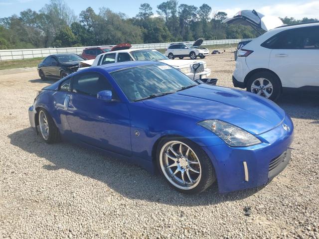 JN1AZ34E65M652853 - 2005 NISSAN 350Z COUPE BLUE photo 4