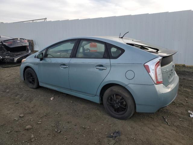 JTDKN3DU0E1763825 - 2014 TOYOTA PRIUS BLUE photo 2