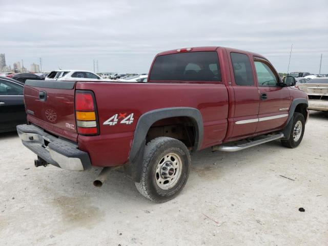 1GTHK29U34E302700 - 2004 GMC SIERRA K2500 HEAVY DUTY MAROON photo 3