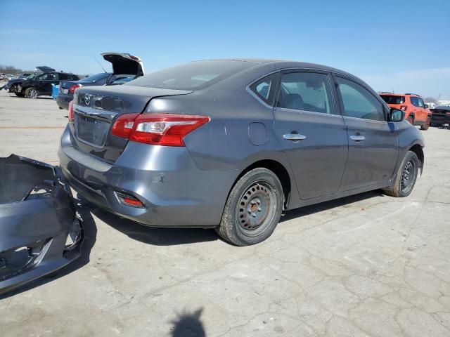 3N1AB7AP5KY411974 - 2019 NISSAN SENTRA S GRAY photo 3