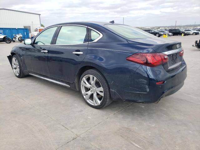 JN1BY1PP3JM330514 - 2018 INFINITI Q70L 3.7 LUXE BLUE photo 2